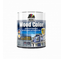 WOOD COLOR белый база 1 0,9л "Dufa" Кроющий антисептик