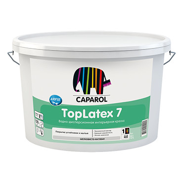 TopLatex 5 PRO база1 2,5л Caparol краска ВД для внутренних работ